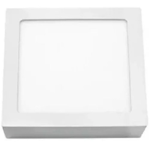 Plafon Cuadrado Aplique Azor 22x22cm Blanco C/ R7s 78mm 5w