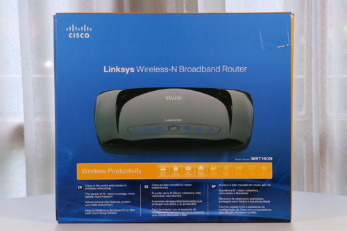 Cisco Linksys Wrt160n - Router Con Conectividad Lan Y Wi-fi