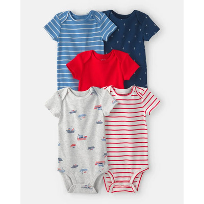 Paquete De 5 Pañaleros Náuticos Bebé 1u627310 Carters® Multicolor 3m 3 M