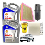 Kit Service 8l Aceite Shell Hx8 + 4 Filtros Vw Amarok 2.0