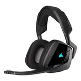 Audífonos Gamer Inalámbricos Corsair Void Rgb Elite Wireless Carbón Con Luz  Rgb Led