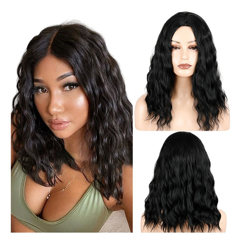 Peruca Repicada Premium 40cm + Wig Cap