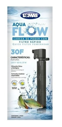 Cabeza De Poder/filtro Interno Aqua Flow 30f 1500l/h