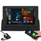 Aparelho Rádio Multimidia Carplay + Moldura 2 Din 7 Polegada