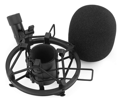 Sm58 Microphone Shock Mount Holder With Foam Windscreen F