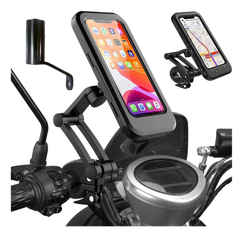 Soporte Para Teléfono Impermeable De Bicicleta Motocicleta