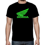 Remera Honda Motociclismo 100% Algodón Calidad (premium)