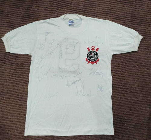 Camisa Corinthians Penalty 1980 De Jogo Autografada