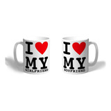 Taza De Cerámica Mejores Amigos I Love Girldfriend 