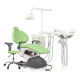 Unidad Dental A1 + Taburete Dentistpro Sillon Verde Manzana 