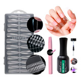 Kit Tips Uñas Soft Gel X240u Kapping Gel Navi, Lima Obelisco