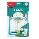 Lousa Quadro Branco Infantil Flex Maped Caneta Apagador