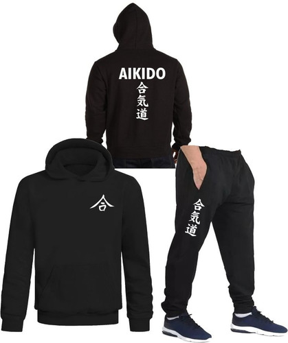 Conjunto Buzo Y Pantalon Aikido Artes Marciales !!!!!