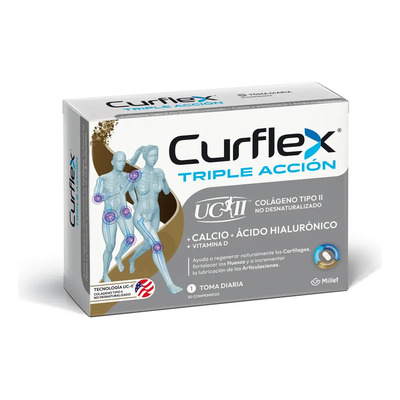 Curflex Triple Acción X30 Comprimidos Sabor Sin sabor | MercadoLibre