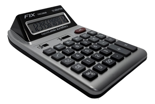 Calculadora  Basica De Mesa 2 Visor E Teclado Grande