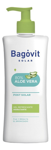 Crema Post Solar Bagóvit 80% Aloe Vera Post Solar Por 350g