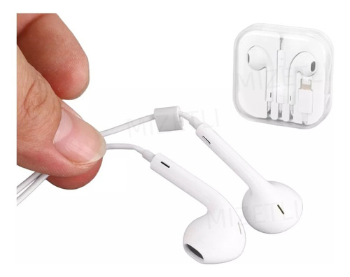 Para Auriculares Apple Earpods Con Conector Lightning Blanco
