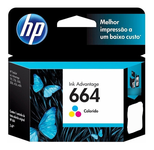 Cartucho Hp 664 Color Para 1115 2135 3635 4535 4675