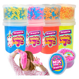 Slime Unicornio Gelele Kit Com 4 Surpresa Infantil Diversão