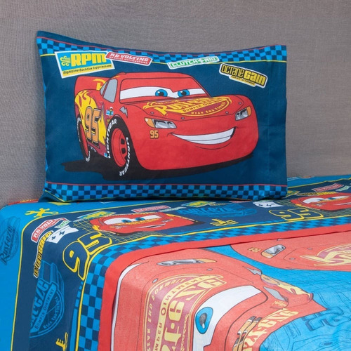 Cars - 820554 - Juego De Sabanas - 1.5 Plaza - Disney - Wind