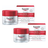 Combo X2 Crema Eucerin Día Hyaluron Filler +vol Lift 50ml