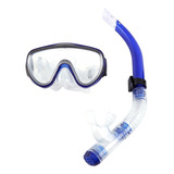 Gafas De Buceo + Set De Snorkel Snorkel Semiseco