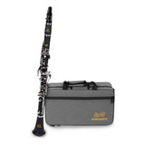 Clarinete Bb 17 Chaves Dominante Com Semi Case