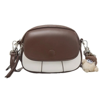 Bolso Mini Redondo De Lujo Con Asa Única