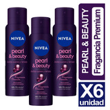 Desodorante Nivea Pearl & Beauty Black Pack X6 Unid