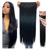 Cabelo Aplique Tic Tac Identico Humano 70 Cm 140 Gr + Brinde