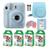 Cámara Fujifilm Instax Mini 12, Celeste, C/ Accesorios