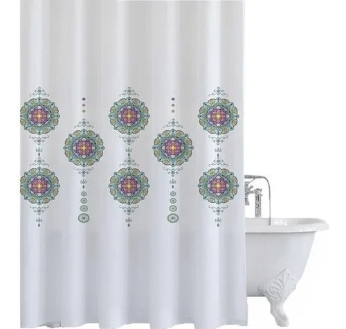 Cortina  Baño Premium - Tela Antihongos 100% Poliester