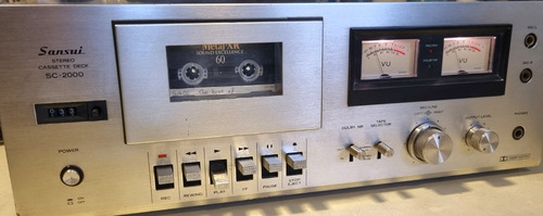 Tape Deck Sansui  Sc-2000   -   Leia