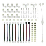 Kit De Conectores Led 5050 Rgb Con Conectores De Tira Led De