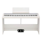Piano Digital Korg B2sp Blanco De 88 Teclas Con Muebles Blancos