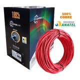 Caixa De Cabo Cat6  100 Metros 100% Cobre Homologado