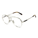 Óculos De Grau Ray Ban Aviador Titanium Rb8225v Prata 1224 