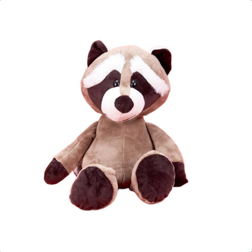 Peluche Lindo Mapache Animal De La Selva 25cm