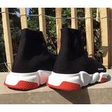 Tenis Unisex Balenciaga Negro Red Speed On 30% Off Envio 