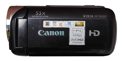 Filmadora Canon Vixia Hf R400 Ideal Streaming -pant. Táctil