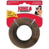 Brinquedo Mordedor Kong Bamboo Rockerz Ring Para Cães Médio 