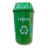 Basureros Contenedore Reciclaje Con Tapa Vaiven 36 Lts Dayro