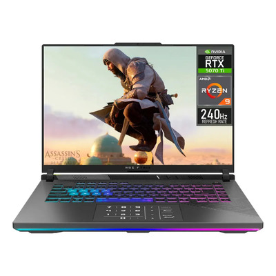 Laptop Gamer ASUS ROG Strix G16 NVIDIA GeForce RTX 5070 Ti AMD Ryzen 9 9955HX 32GB DDR5 SSD 1TB 16\