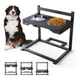 Cuencos Elevados De Metal Para Perros, Plato Grande Y Elevad