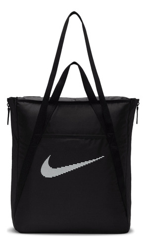 Bolsa Tipo Tote Para Gimnasio Nike (24 L) Color Negro/negro/blanco Talla Unit