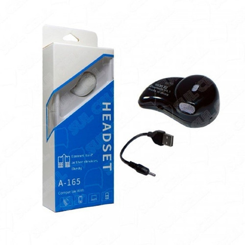 Mini Fone Ouvido Bluetooth 4.0  Sem Fio Para Moto - A-165