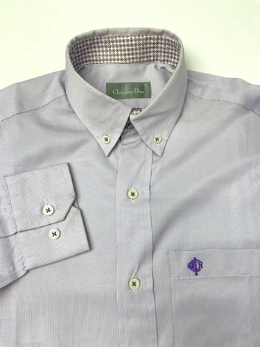 Camisa Hombre Christian Dior Talle M 39/40 Mini Detalle