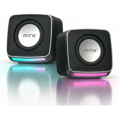 Bocina para PC con Subwoofer y Luces RGB 5W USB Altavoces Gamer para Computadora MTK | MercadoLibre
