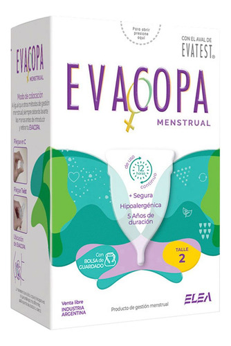 Eva Copa Copita Menstrual Silicona Reutilizable Ecológica
