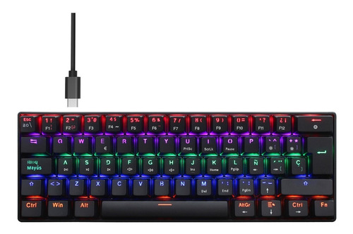 Teclado Gamer Zienstar Mecánico Español Outemu Azul